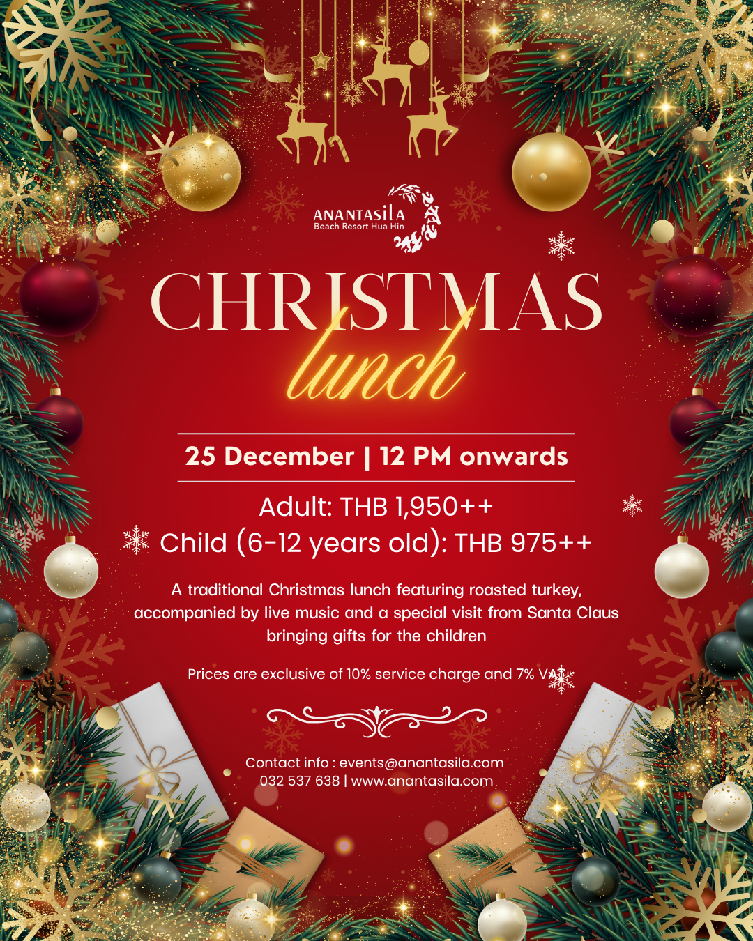 CHRISTMAS LUNCH 2025.png,restaurant huahin,seafood huahin,special rate huahin,restaurant khaotakiab,restaurant beach,Huahin Beachfront Hotel and Resort,In the seaside resort of Hua Hin,americanfood huahin,ร้านอาหารริมทะเลหัวหิน,ร้านอาหาร5ดาวติดชายทะเล,ร้านอาหารพร้อมที่พัก,thebeachatanantasila